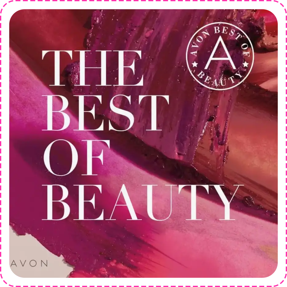 A pink and purple picture with the words " best of beauty ".