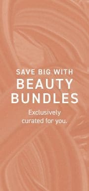 Save big with beauty bundles advertisement.