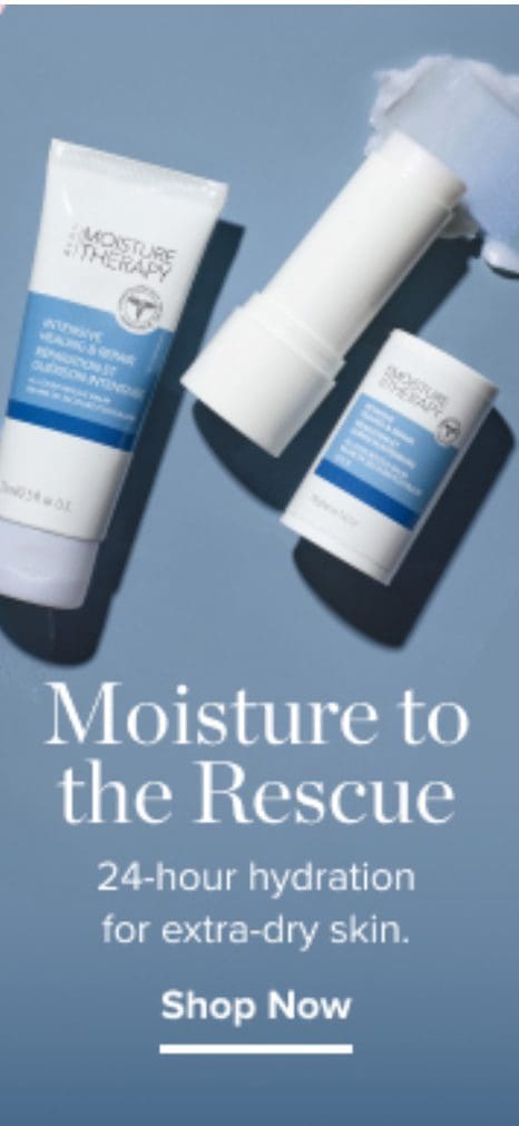 Skincare products for extra-dry skin hydration.